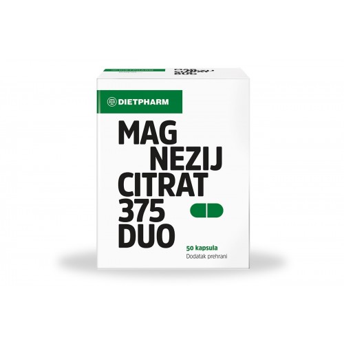 DIETPHARM Magnezij citrat 375 DUO kapsule a50 - slika 1