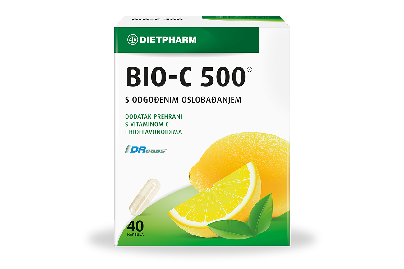 DIETPHARM Bio-C 500 40 kapsula - slika 1