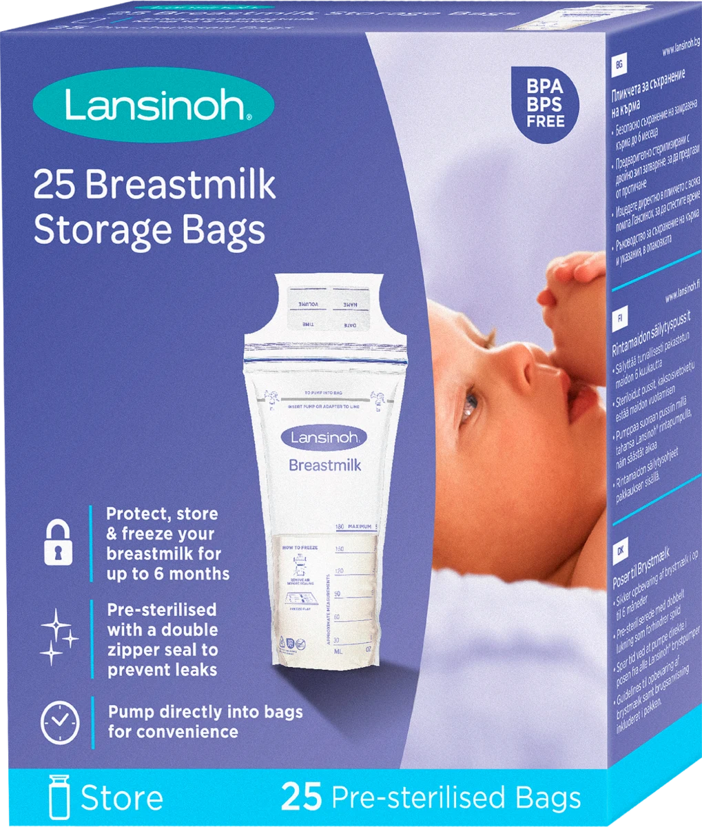LANSINOH Vrećice za čuvanje izdojenog mlijeka a25 - slika 1