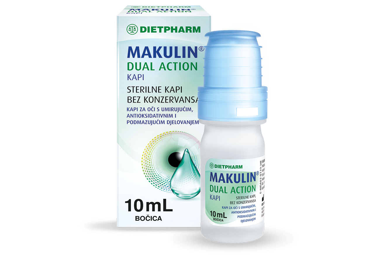 DIETPHARM Makulin Dual Action kapi za oči – 10ml - slika 1