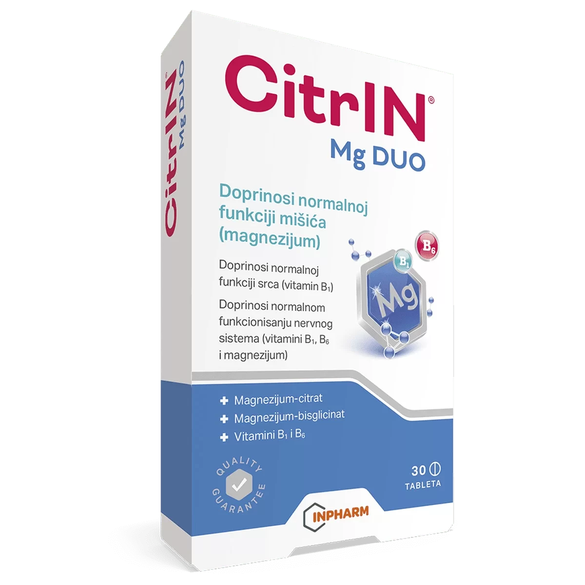 INPHARM CITRIN Mg DUO tableta 30 tableta - slika 1