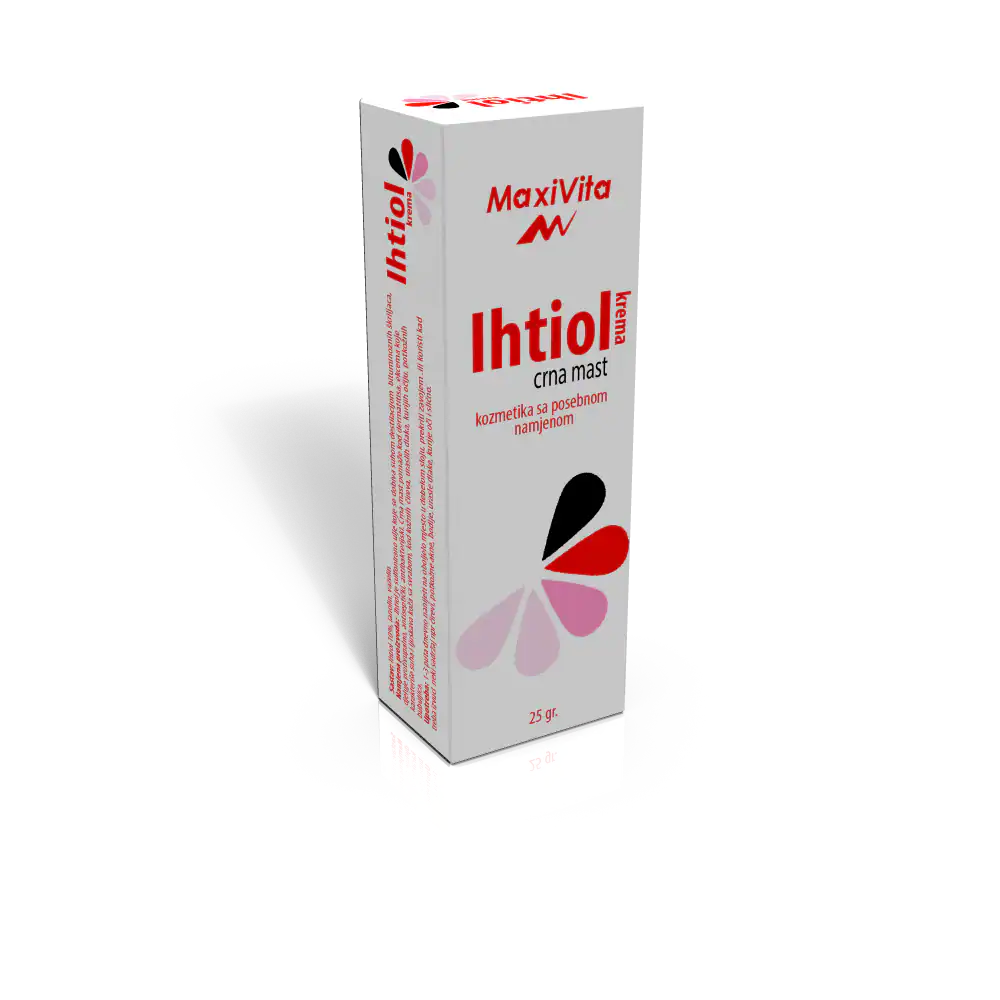 MaxiVita Ihtiol – Crna mast 25 g - slika 1