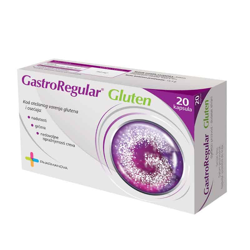 Pharmanova Gastro Regular Gluten kapsule a20 - slika 1