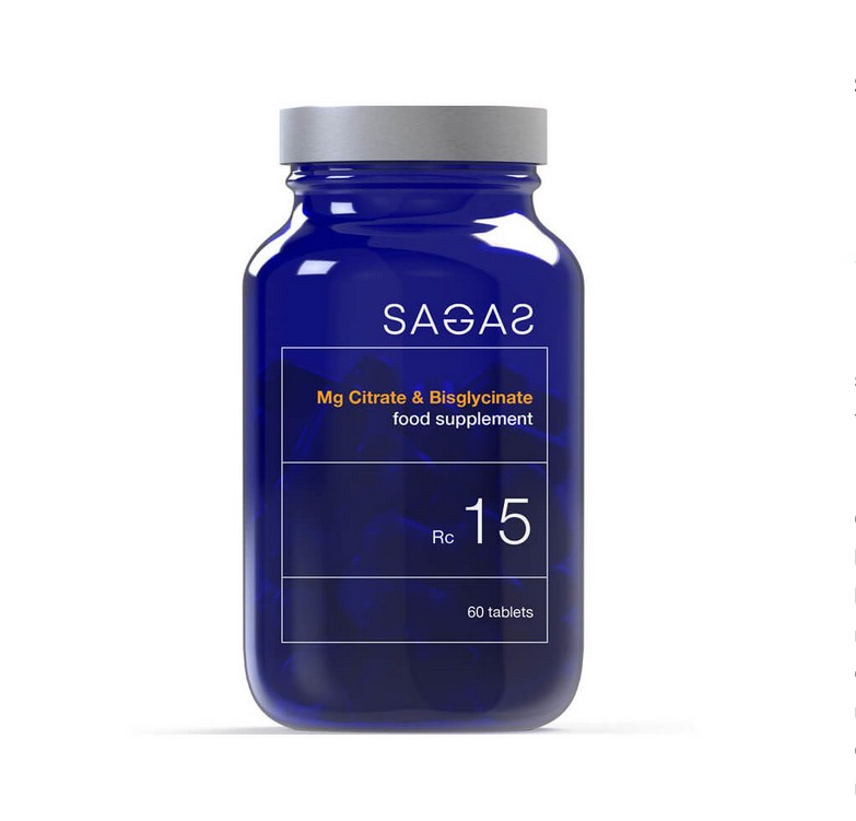 SAGAS Rc 15 Mg Citrate & Bisglycinate 60 tableta - slika 1