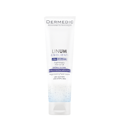 DERMEDIC Linum Emolient regenerativna krema za ruke 100ml - slika 1