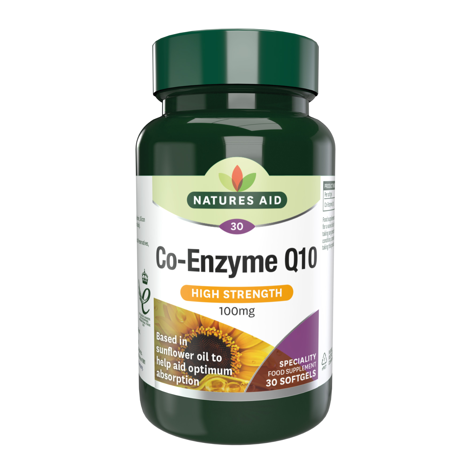 NATURES AID Co-Enzyme Q10 100mg  30 tableta - slika 1