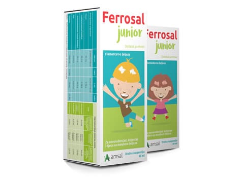 AMSAL FERROSAL Junior oralna suspenzija 50ml - slika 1