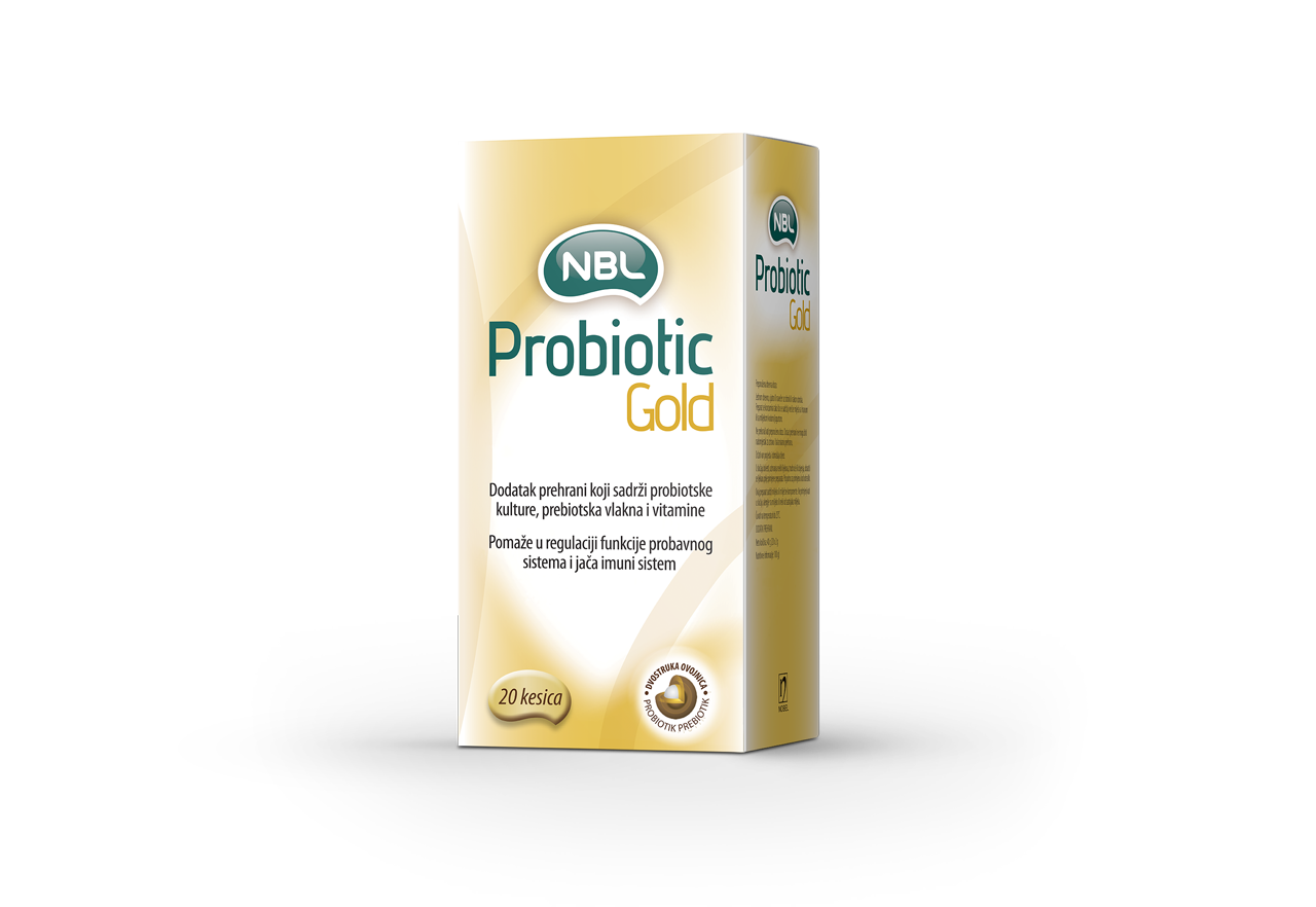 NOBEL Probiotic Gold 20 kesica, Dodatak prehrani sa probiotikom - slika 1
