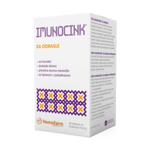IMUNOCINK za odrasle 60 tableta - slika 1