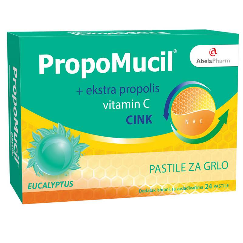 ABELAPHARM PropoMucil eukaliptus 24 pastile - slika 1