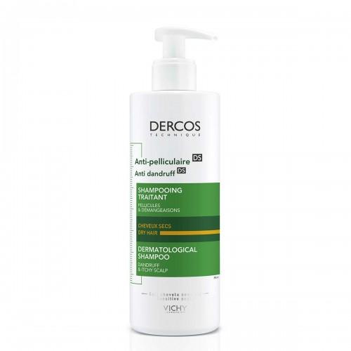 VICHY DERCOS šampon protiv peruti suha kosa 390ml - slika 1