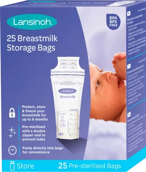LANSINOH Vrećice za čuvanje izdojenog mlijeka a25