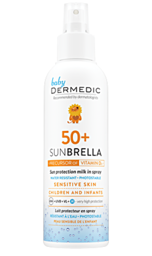 DERMEDIC Sunbrella Baby mlijeko za zaštitu od sunca u spreju SPF50+ 150ml