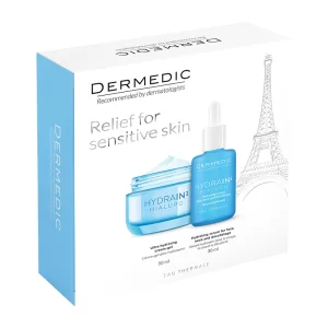 DERMEDIC Hydrain3 set (Hidratantni serum 30ml+Okoloočna krema 15ml+Krema za dubinsku hidrataciju 2,5ml)