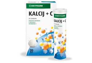 DIETPHARM Kalcij+C – 20 šumećih tableta