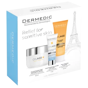 DERMEDIC Oilage Krema protiv bora 50ml+Uljani sindet 25ml+Okoloočna krema 7ml PROMO