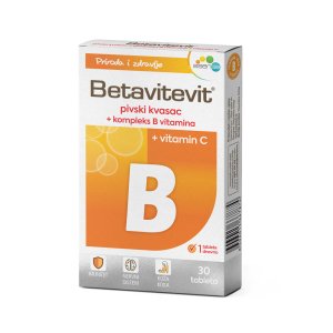 BETAVITEVIT B Pivski kvasac sa vitaminima B kompleksa 30 tableta