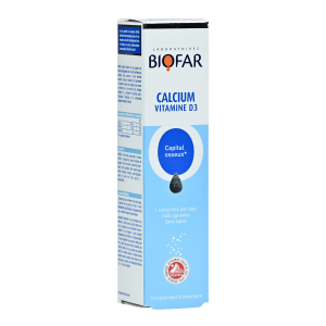 BIOFAR CALCIUM+D3 20 šumaćih tableta