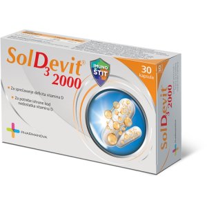 Soldevit D3 2000, 30 kapsula