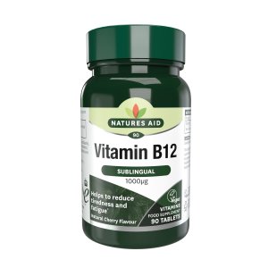 NATURES AID Vitamin B12 1000 – 90 sublingvalnih tableta