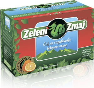 ZELENI ZMAJ čaj za mršavljenje filter vrećice a 25, Mješavina zelenog i biljnog čaja