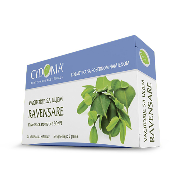 CYDONIA Vagitorije sa uljem Revensare 5 komada - slika 1