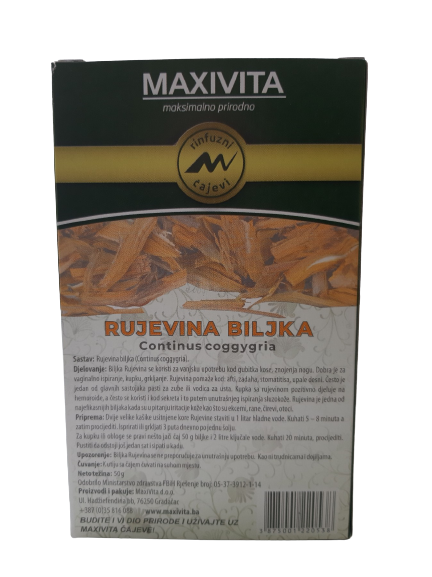 MAXIVITA Rujevina biljka čaj 50gr. - slika 1