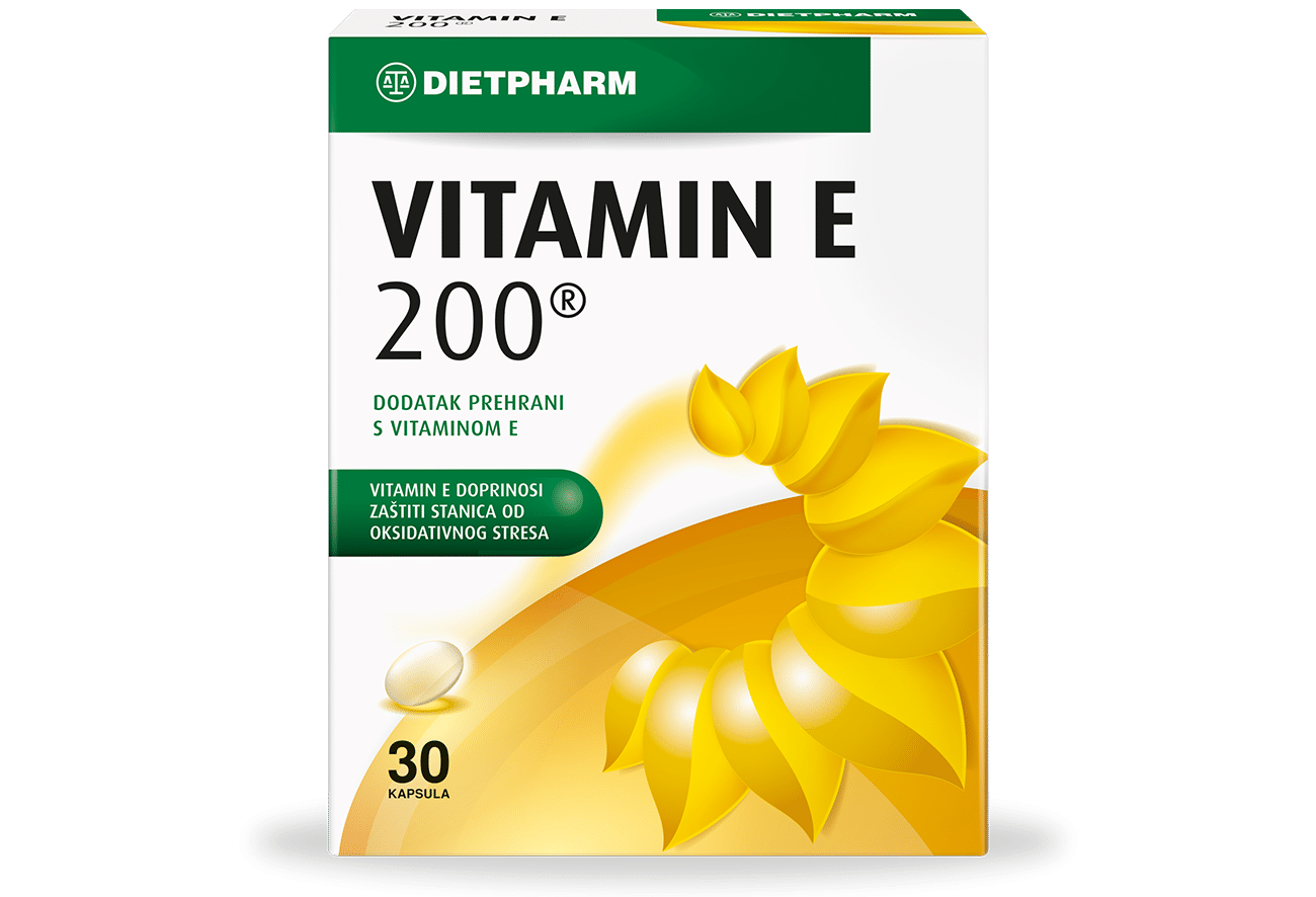 DIETPHARM Vitamin E 200 30 kapsula - slika 1